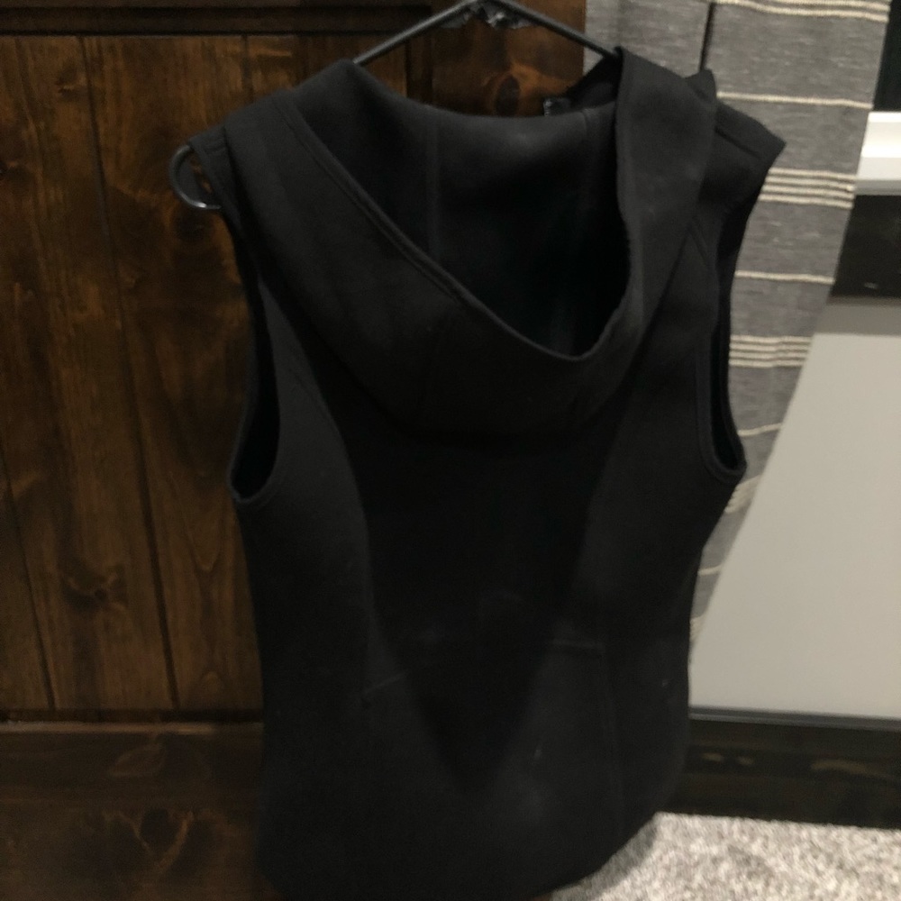 Hooded Black Vest